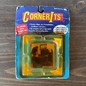 Vintage Corner Its Poster Hanging Corners NOS 90s Wall Art‎ Display USA